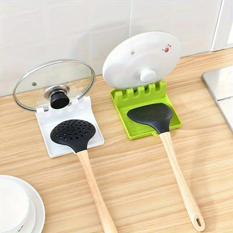 Silicone Spoon Rest, 1 Count Kitchen Utensil Spatula Holder, Kitchen Storage & Organization, Kitchen Accessories, Kitchenware
