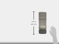 DrawerStore Knife Organizer, holds up to 9 knives, Kitchen Organization & Drawer Storage – Compact, Grey Kitchen Knives Plastic