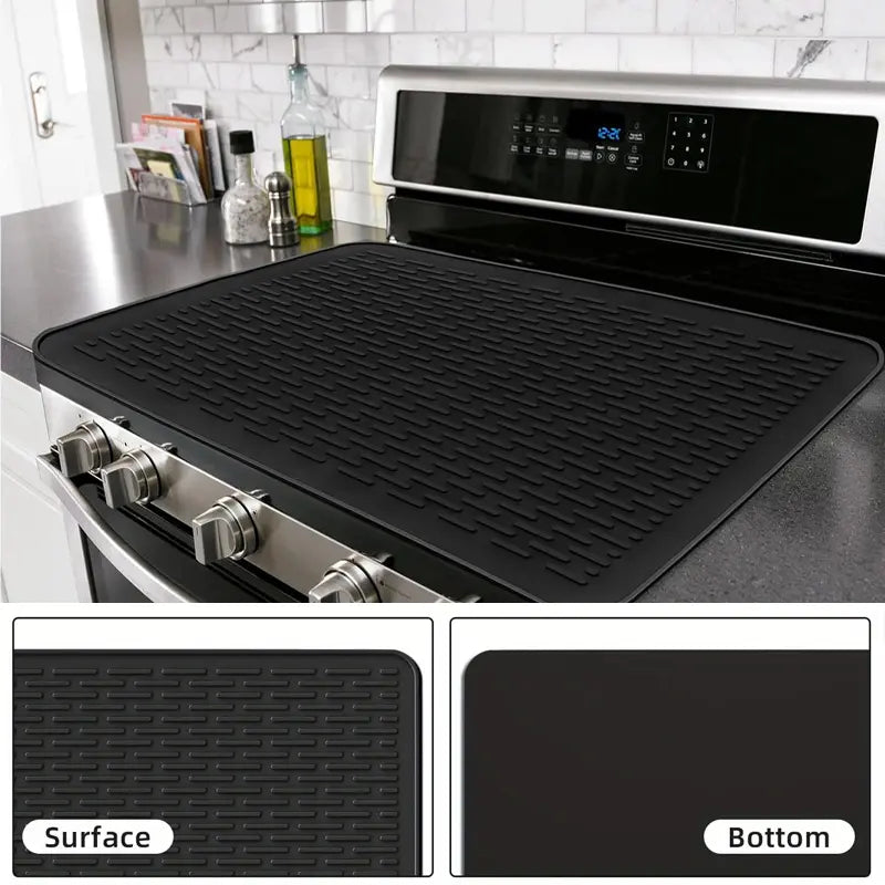 【Tik Tok Top Seller】Heat Resistant Silicone Stove Cover Mat& Utensils, Non-slip Stove Protector, 2024 Kitchen Gadgets,Gifts For Mo,Winter Gift Heat Resistant heat resistant heat-resistant silicone,sohochic
