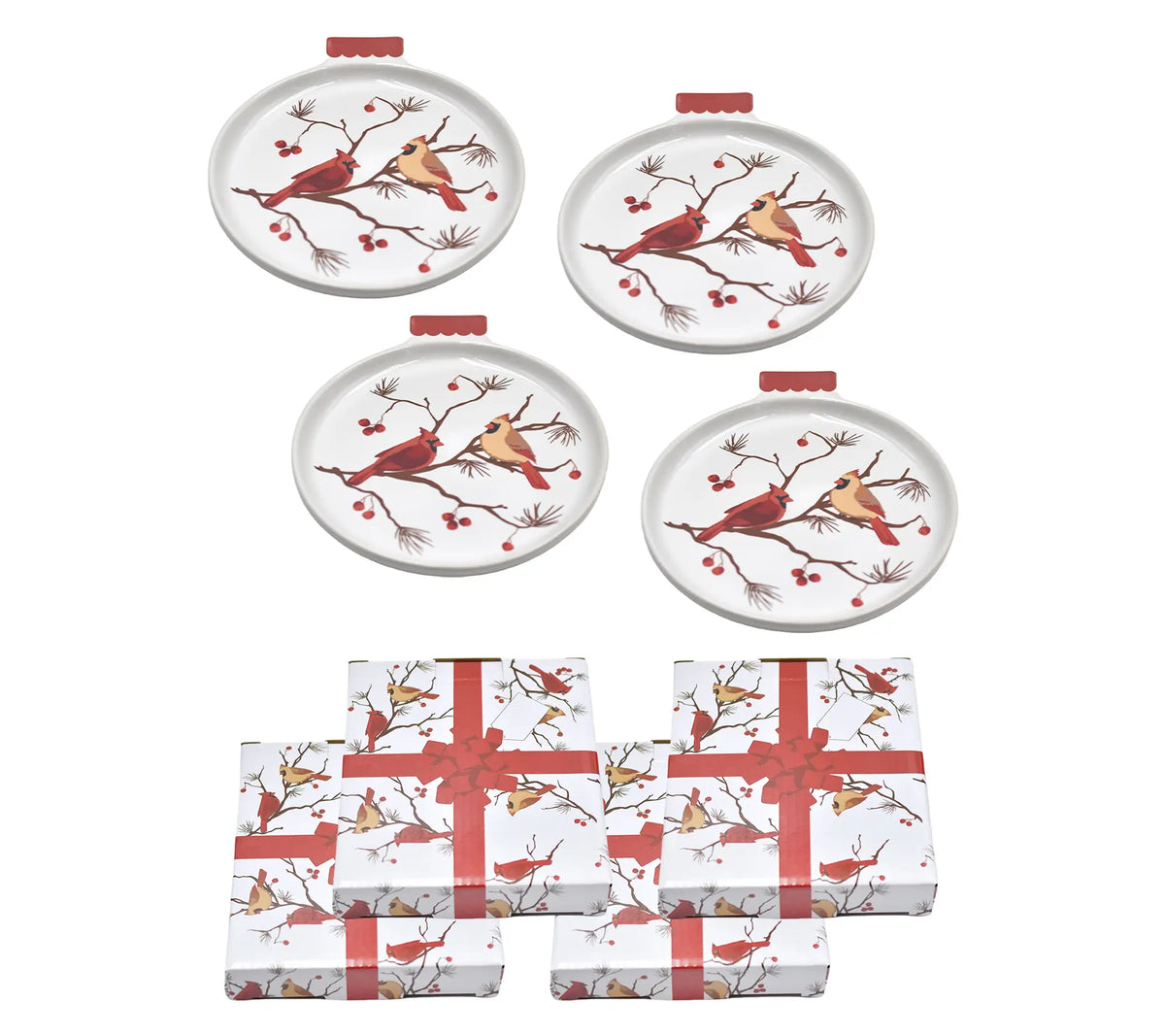 Temp-tations Seasonal Set of 4 Spoon Rests with Gift Boxes