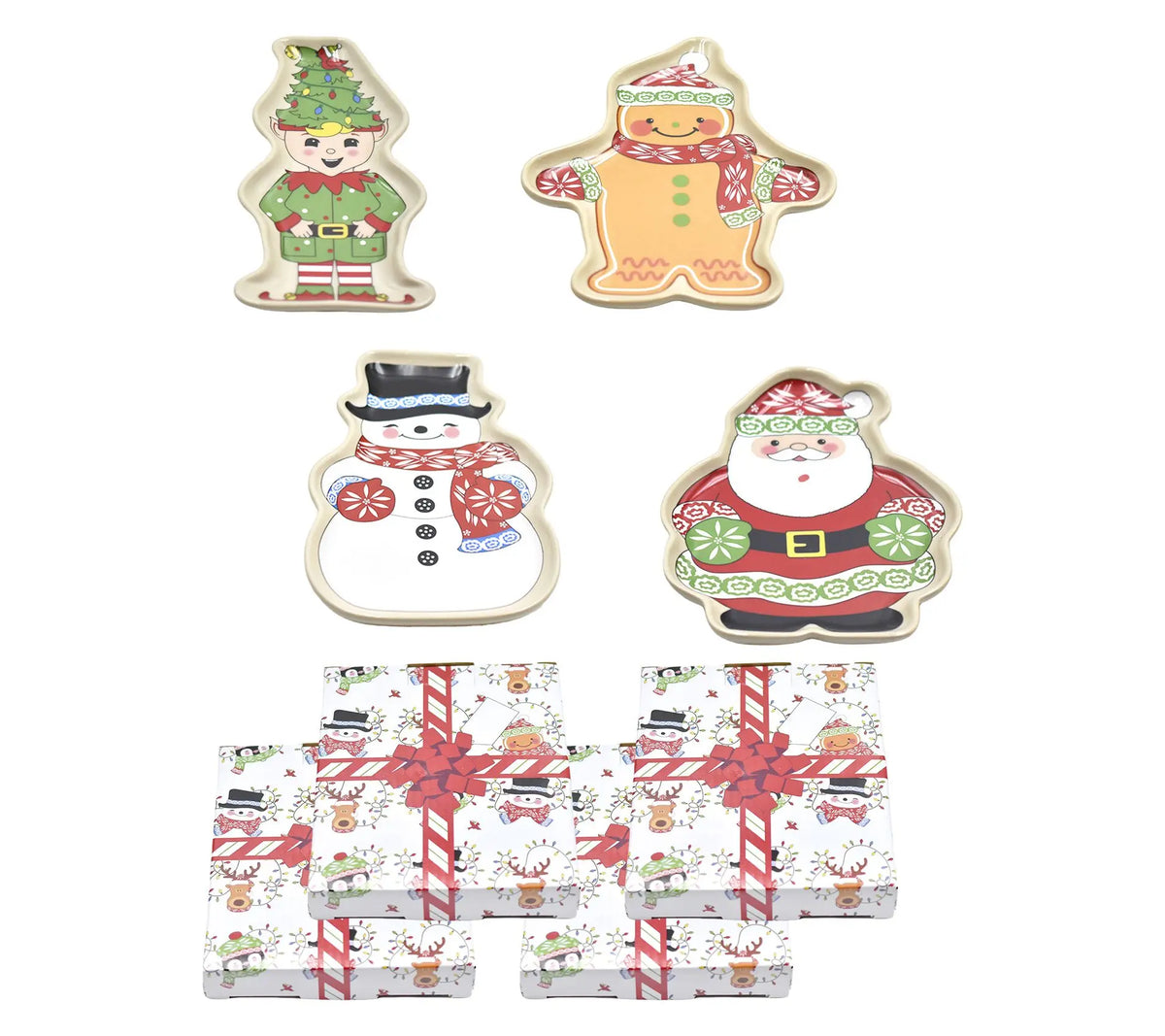 Temp-tations Seasonal Set of 4 Spoon Rests with Gift Boxes