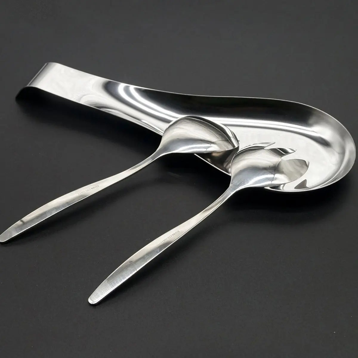 Stainless Steel Spoon Rest Pad, Durable Kitchen Utensil Holder, Modern Thickened Design for Home Use, Easy Clean Surface, Ideal for Soup Spoons, Tableware, Kitchenware