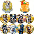 8-Piece Diamond Art Coaster Set with Stand, DIY Dog Pattern Diamond Art Coasters, Beginner-Friendly Diamond Painting Kit, Perfect Birthday Gift, Tableware