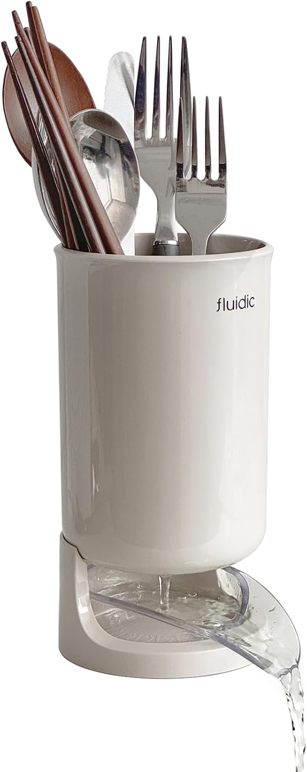 carrotez Self-Draining Utensil Drying Holder - Beige