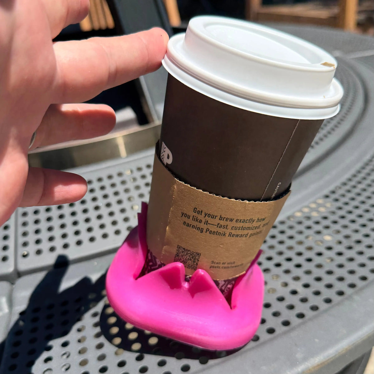 Closer Coaster: The Coaster That Follows Your Drink – Non-Slip, Reversible Silicone Coaster