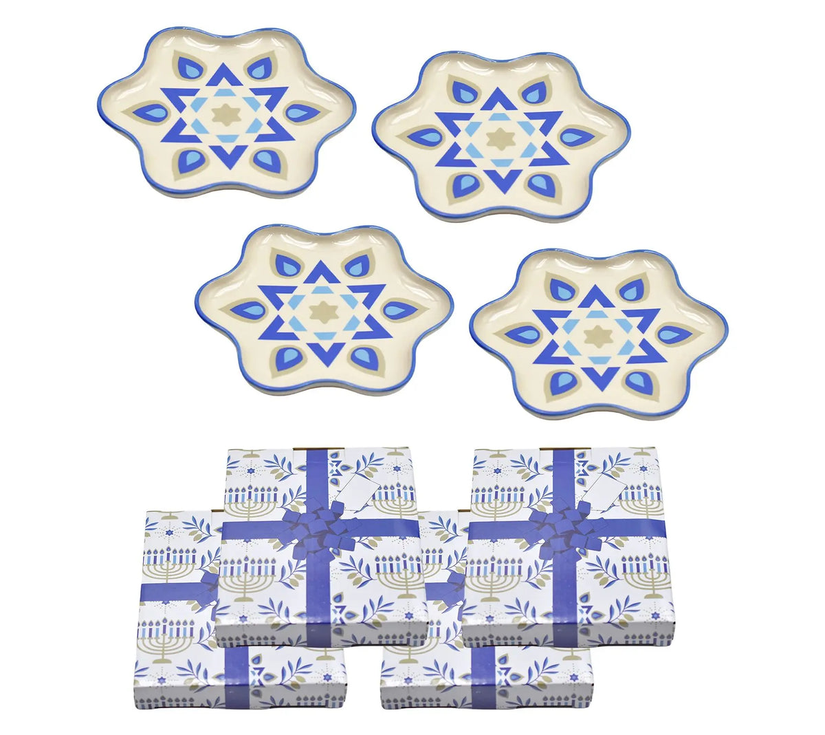 Temp-tations Seasonal Set of 4 Spoon Rests with Gift Boxes