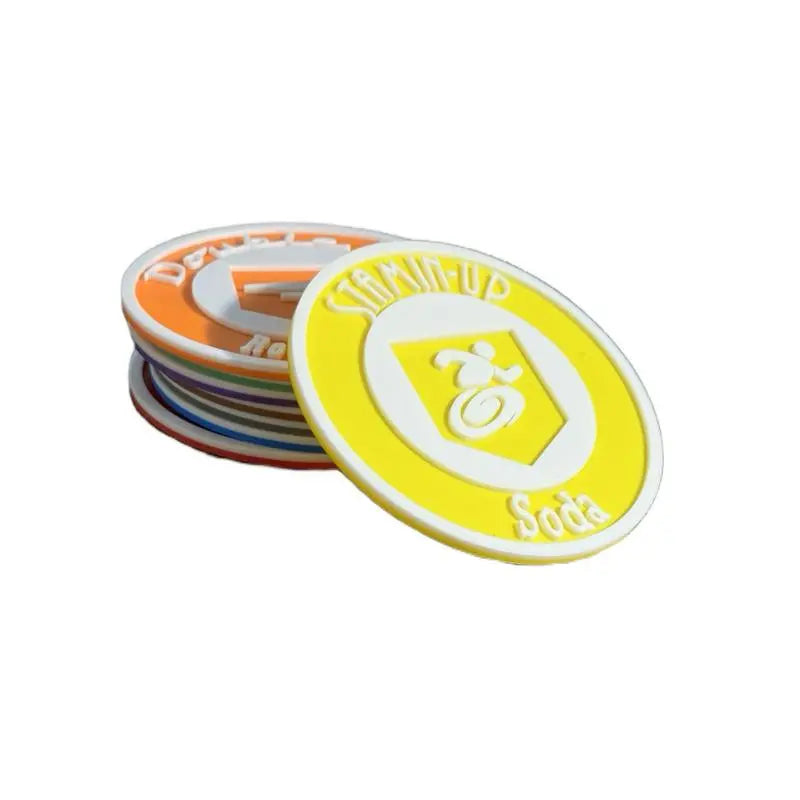Zombies Duty Call of Coasters Perks Colorful Drink Coasters - 3D Printed Collectible Set for Zombies Fans with Fun Design - Aesthetic, Tableware Iconic and Nostalgic Thick