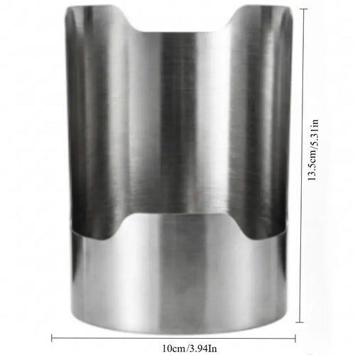 1 PC Stainless Steel Soup Spoon Holder, Chopstick Tray, Kitchen Spoon Storage Plate, Buffet Knife Holder, Multi-compartment Design, Anti-slip Feature, Drainage Storage, Drainage Function, Clean Worktop, Excellent Kitchen Item, Practical Kitchenware