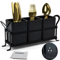 ECOIOU Cutlery Holder with Drain Holes, Dishwasher Safe