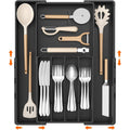 Lifewit Expandable Silverware Drawer Organizer, Utensil Tray for Kitchen