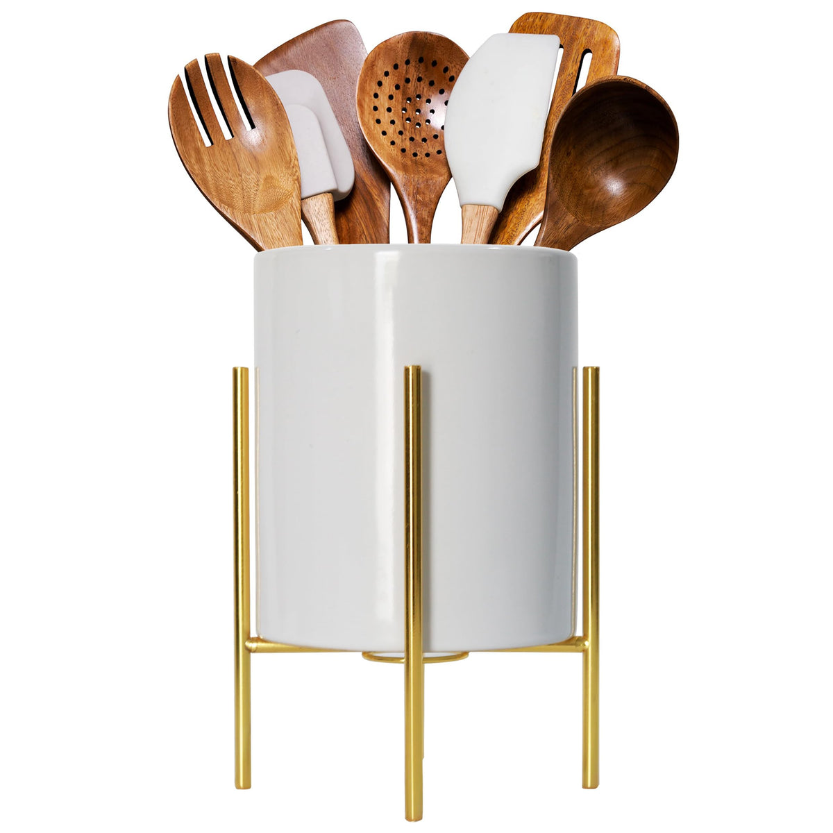 Silverware Holder,Kitchen Utensil Holder,Flatware Organizers With Metal Frame, Mesh Flatware Holder Organizer Perfect for Home, Kitchen, Countertop, Party, Camping, Outdoor and Restaurant