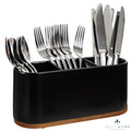 DAILY RITMO® White Countertop Silverware Holder