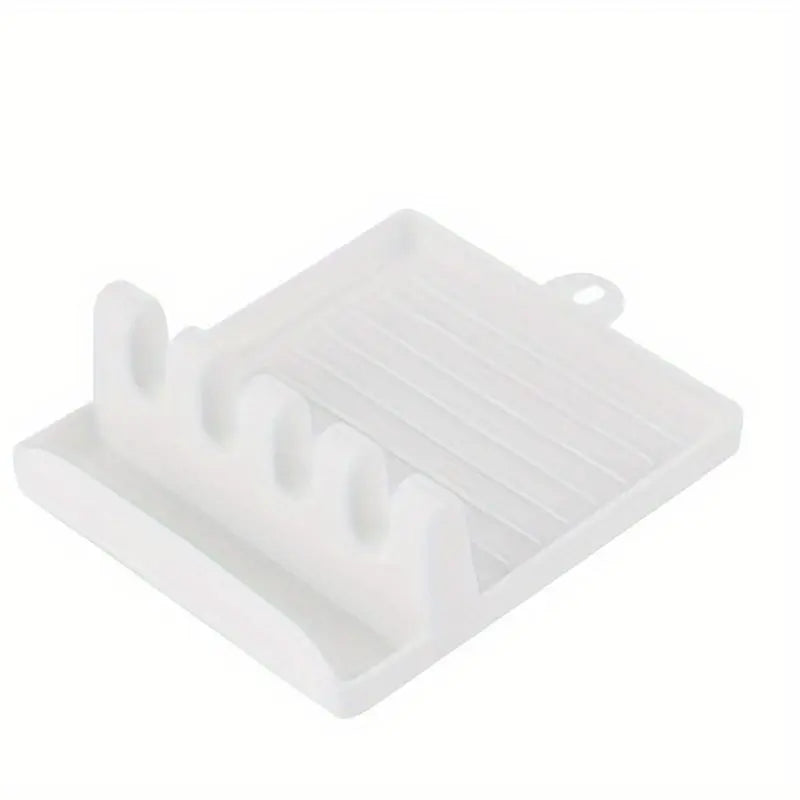 Silicone Spoon Rest, 1 Count Kitchen Utensil Spatula Holder, Kitchen Storage & Organization, Kitchen Accessories, Kitchenware