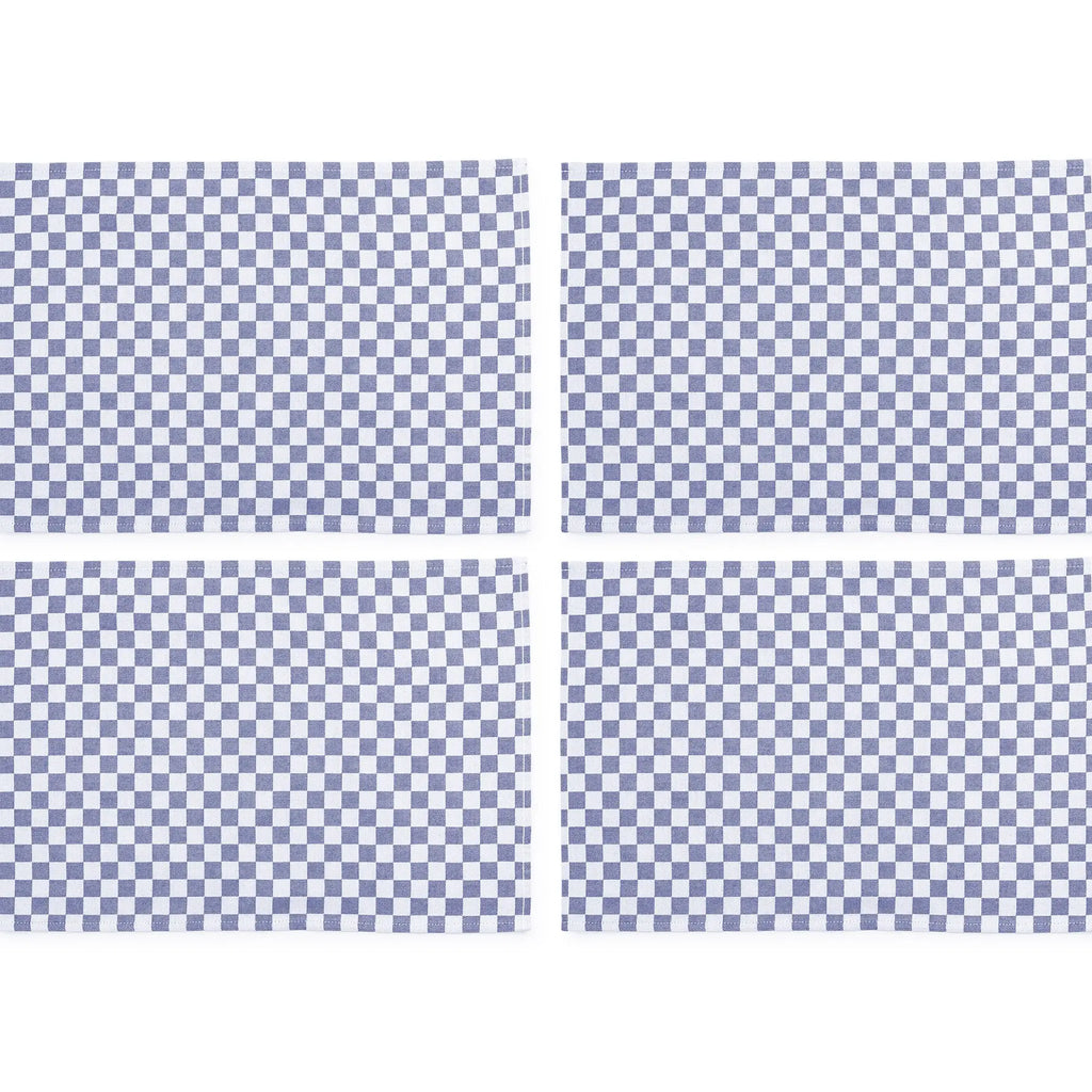 Set of 4 Check Placemats