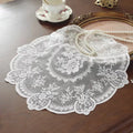 1pc French Lace Embroidered Table Mat, Elegant Dining Accessory, Perfect for Home and Kitchen, Durable and Well-Designed, Kitchenware, Embroidery, Placemat, Dining Table Mats, Table Placemats, Household Placemat