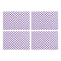 Set of 4 Check Placemats