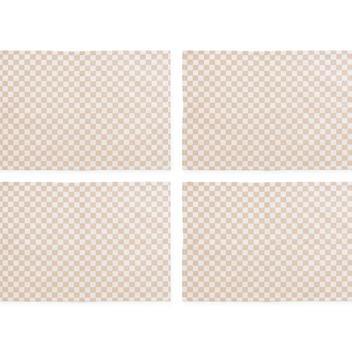 Set of 4 Check Placemats