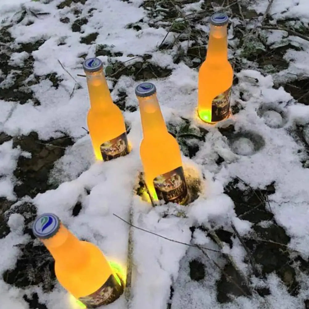 12 count LED Coaster, LED Sticker Lights, LED Bottle Lights Cup Holder Lights for   Bottle, Bottle Sparklers for Champagne, Party, Bar, Cold White