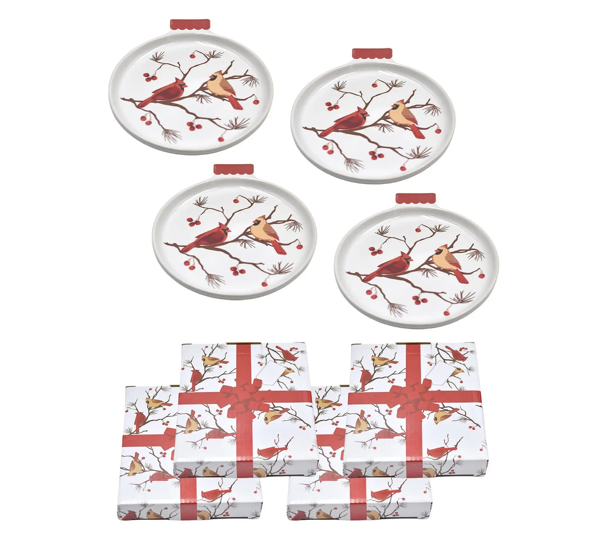 Temp-tations Seasonal Set of 4 Spoon Rests with Gift Boxes