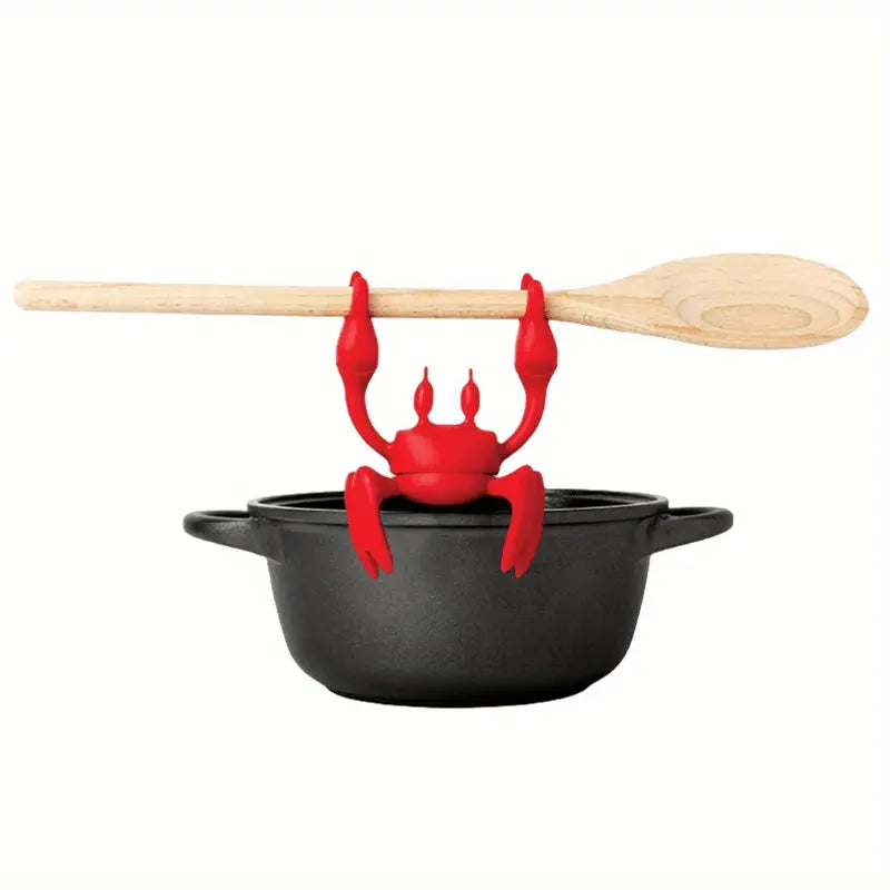 1pc Multi-functional spoon rest and steam release, slip-resistant, heat resistant, Kitchenware Home