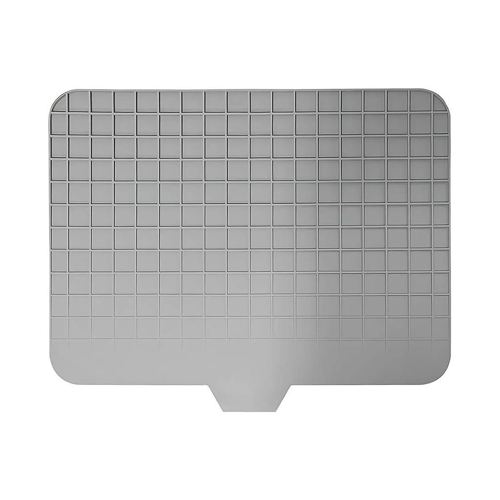 Large Rectangle Heat-Resistant Silicone Dish Drying Mat - Built-in Drainage Hole, Kitchen Countertop Accessory, Easy-to-Clean Tableware Coaster for New Year, Valentine's Day