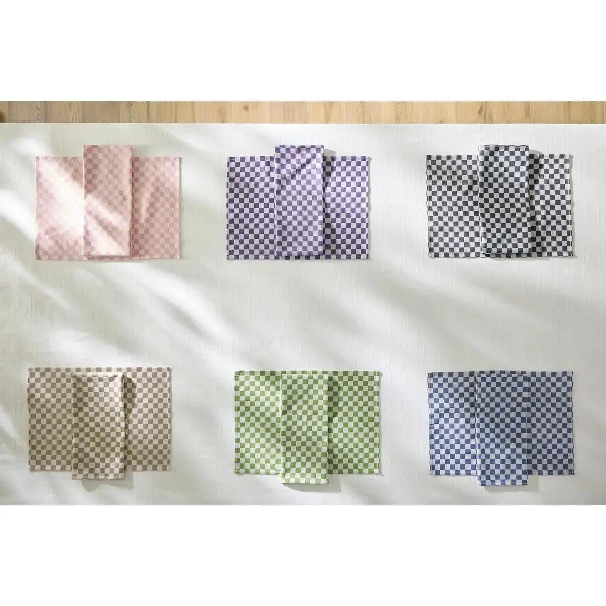 Set of 4 Check Placemats